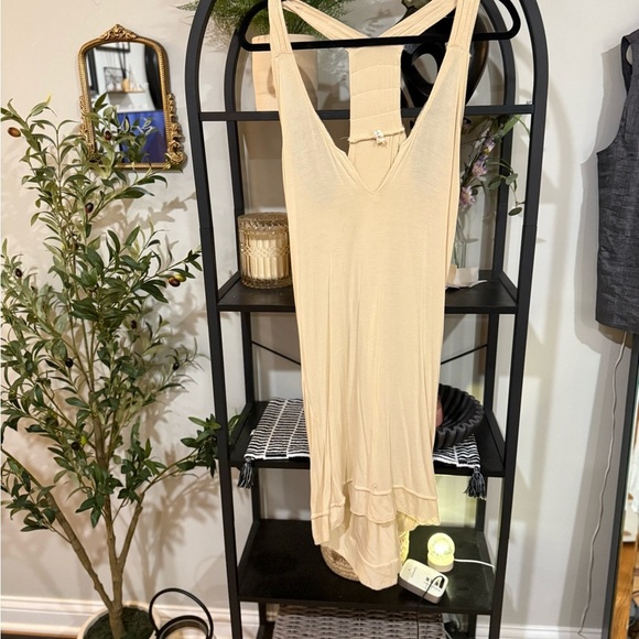 coco + carmen Cream Women's Dress with kimono on top - Picture 7 of 11